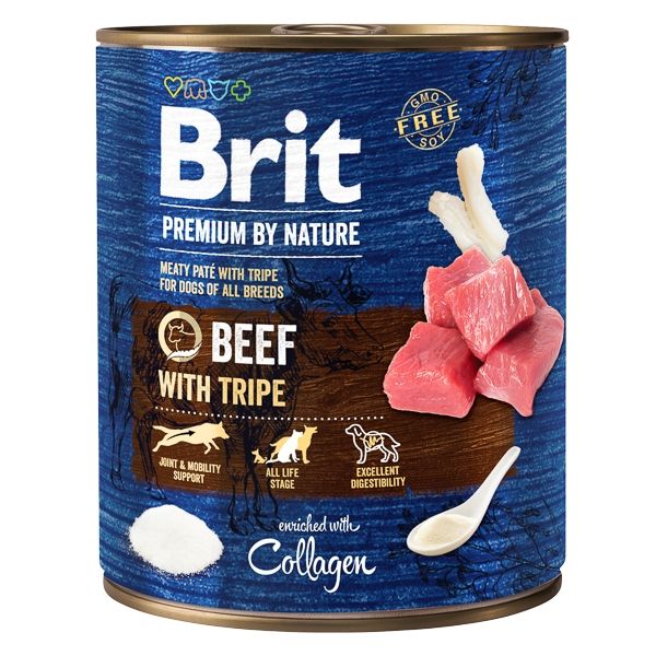 Brit Premium by Nature Beef with Tripes, 800 g