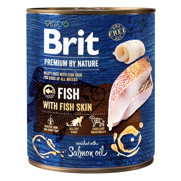 Brit Premium by Nature Fish with Fish Skin, 800 g 800 imagine 2022