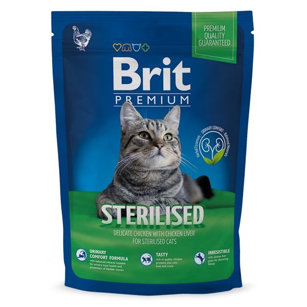 Brit Premium Cat Sterilised, 1.5 Kg