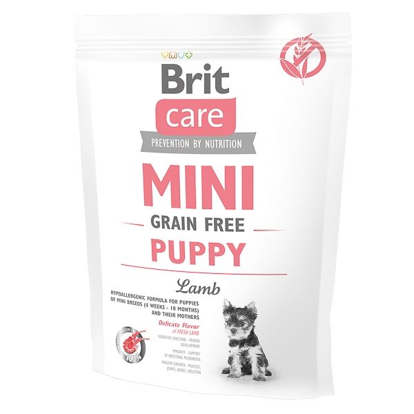 Brit Care Mini Grain Free Puppy Lamb, 400 G