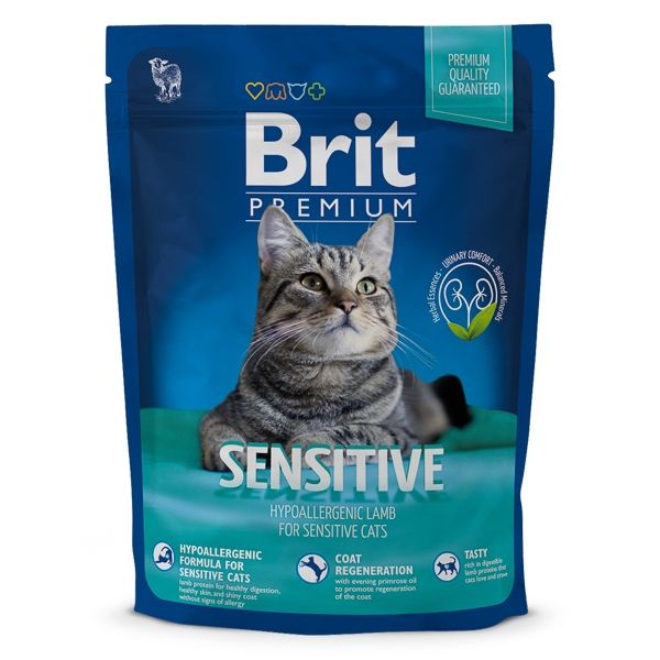 Brit Premium Cat Sensitive, 300 g 300 imagine 2022