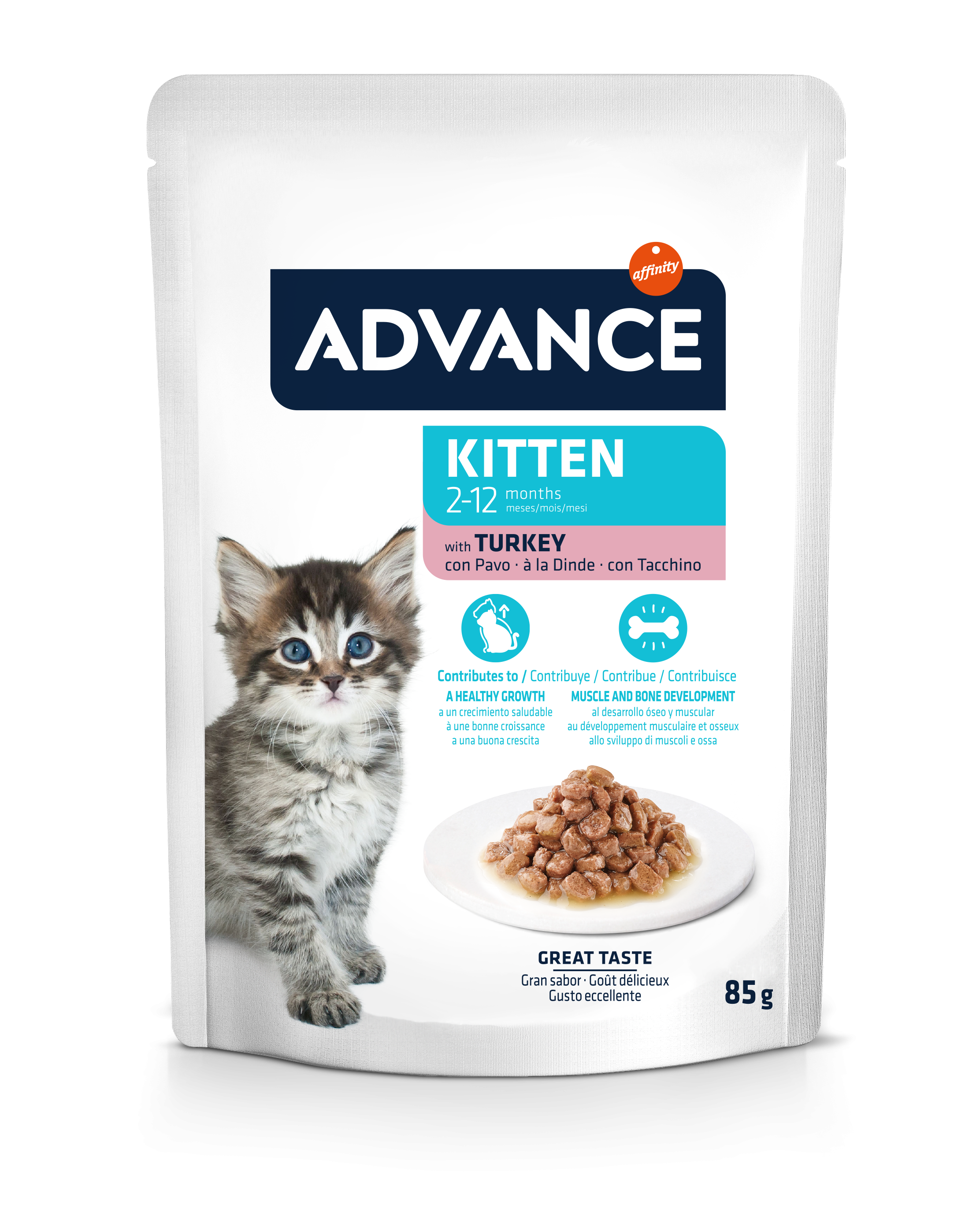 Advance Cat Wet Kitten Curcan, 85 g Advance