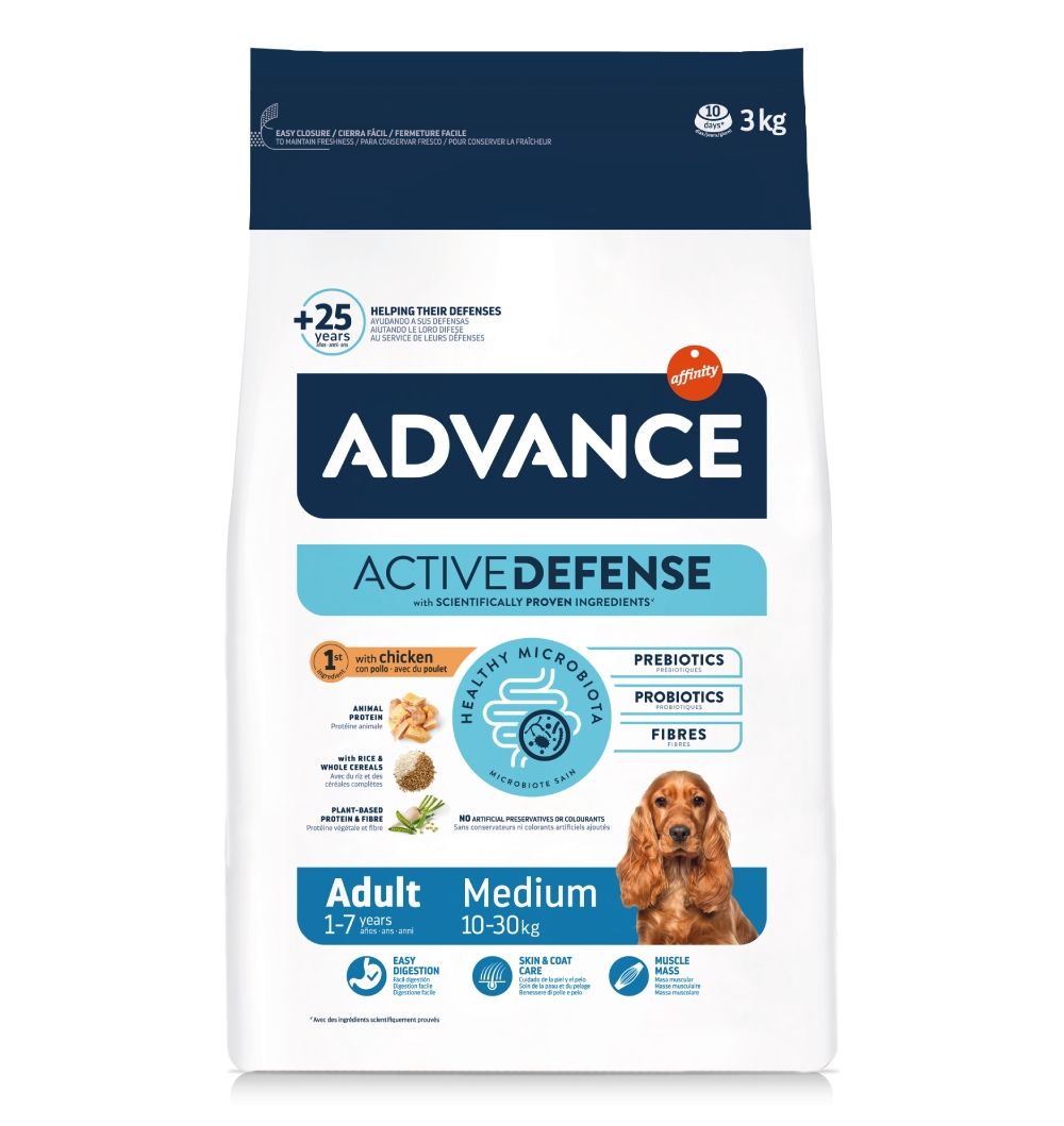 Advance Dog Medium Adult, 3 kg