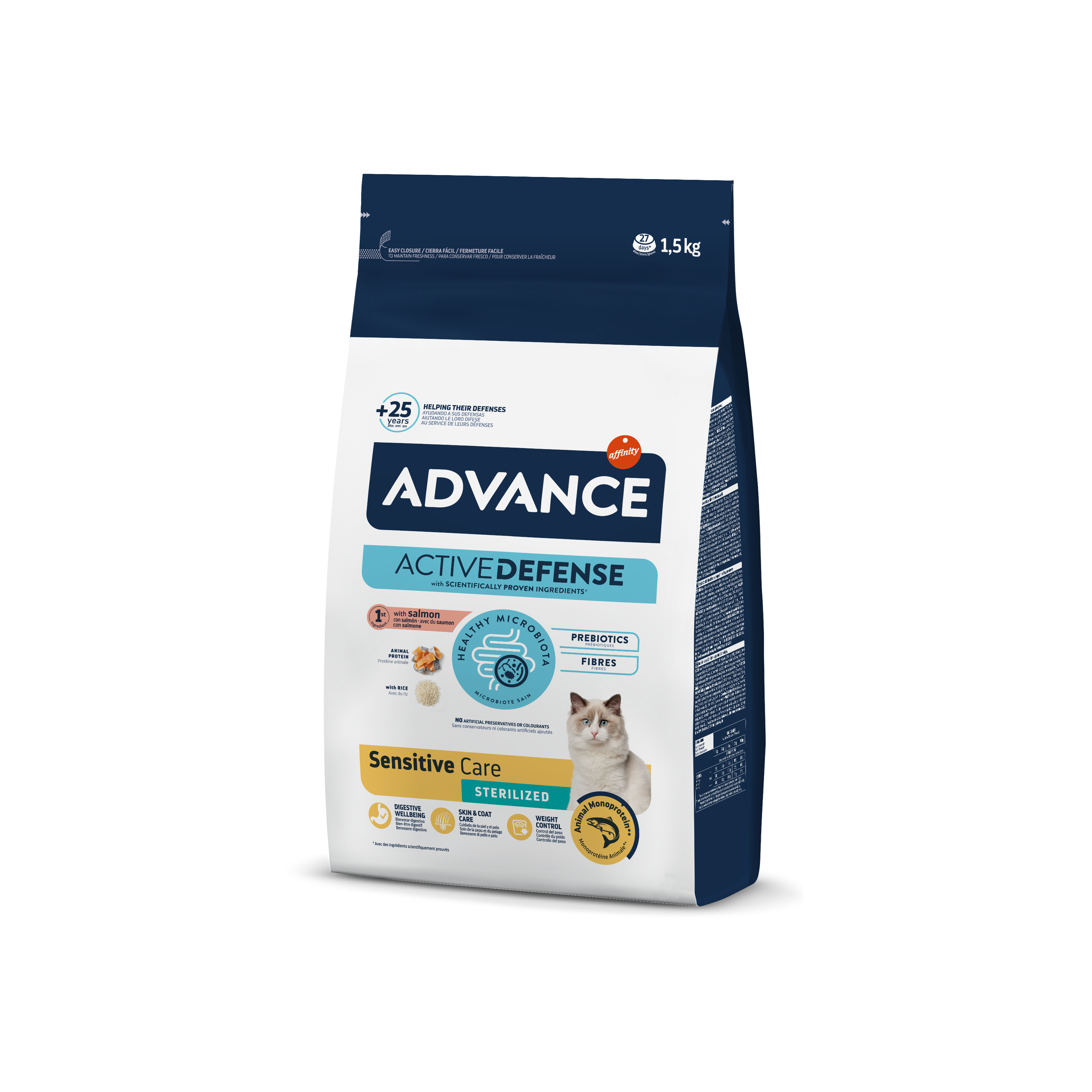 Advance Cat Sterilised Somon Sensitive, 1.5 kg