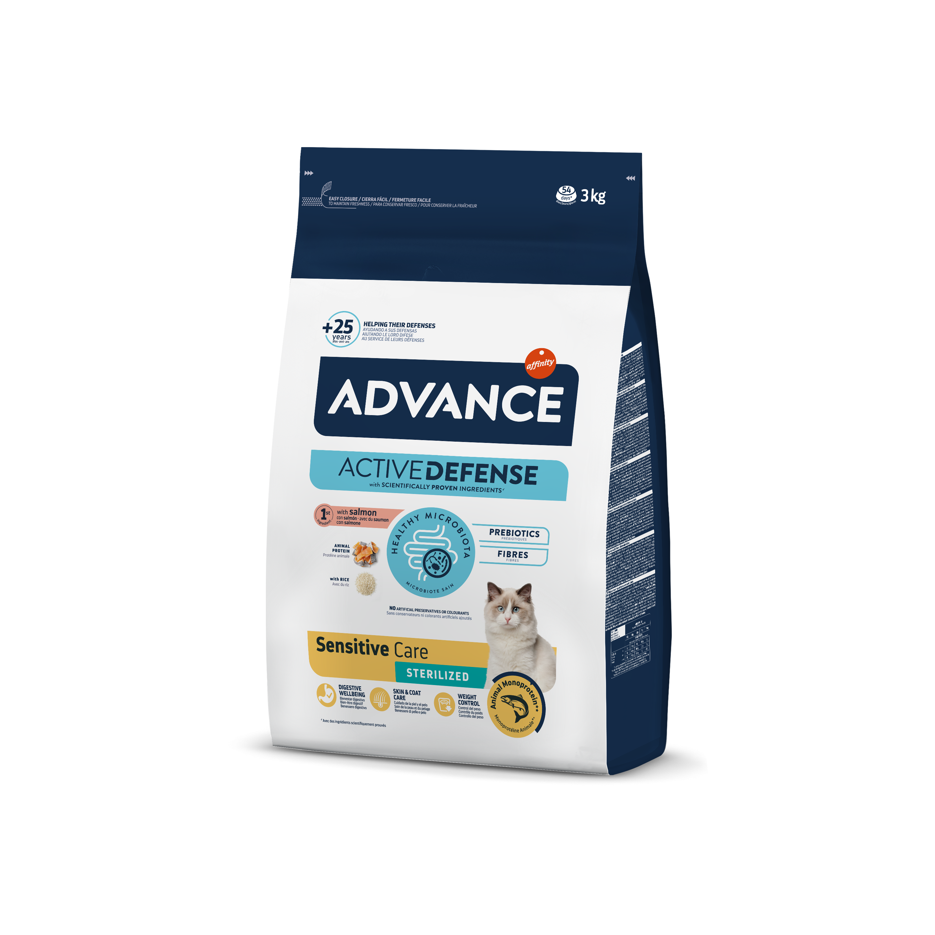 Advance Cat Sterilised Somon Sensitive, 3 kg