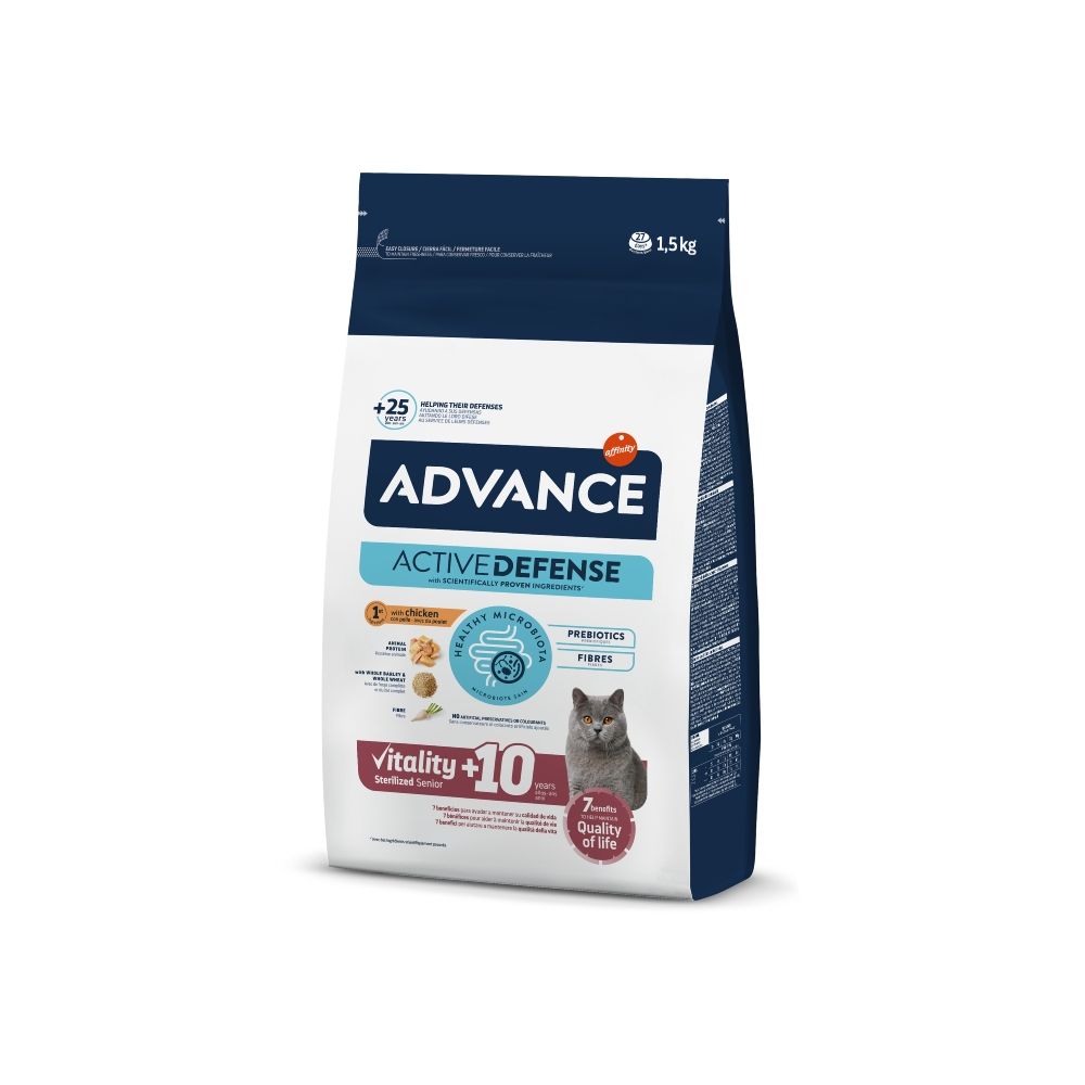 Advance Cat Vitality Sterilised Senior 10+, 1.5 kg