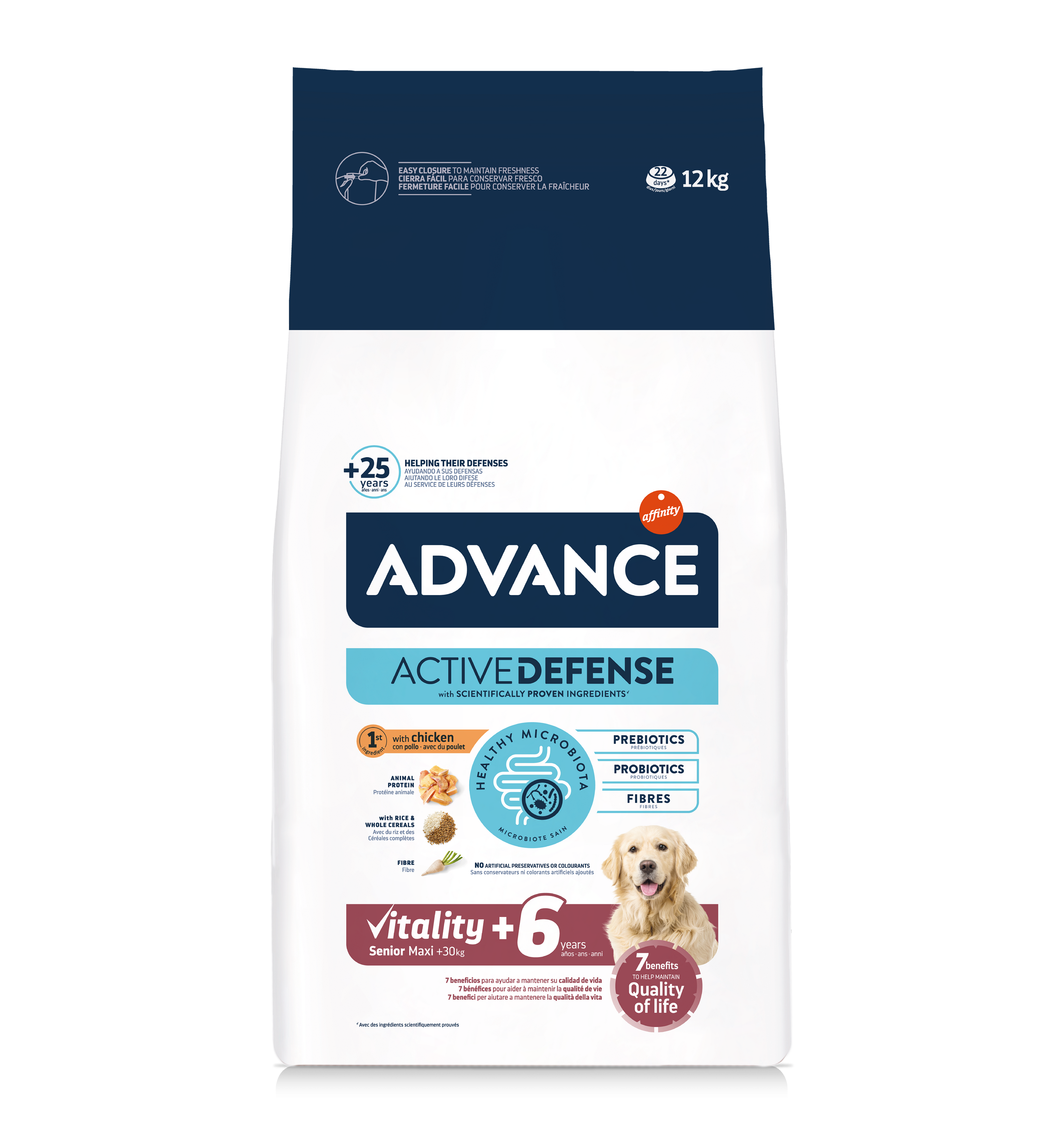 Advance Dog Maxi Senior Vitality, 12 kg