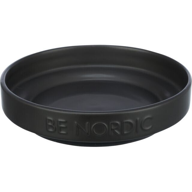 Trixie Bol Ceramic Be Nordic, 0.3 l/ ø 16 cm, Negru