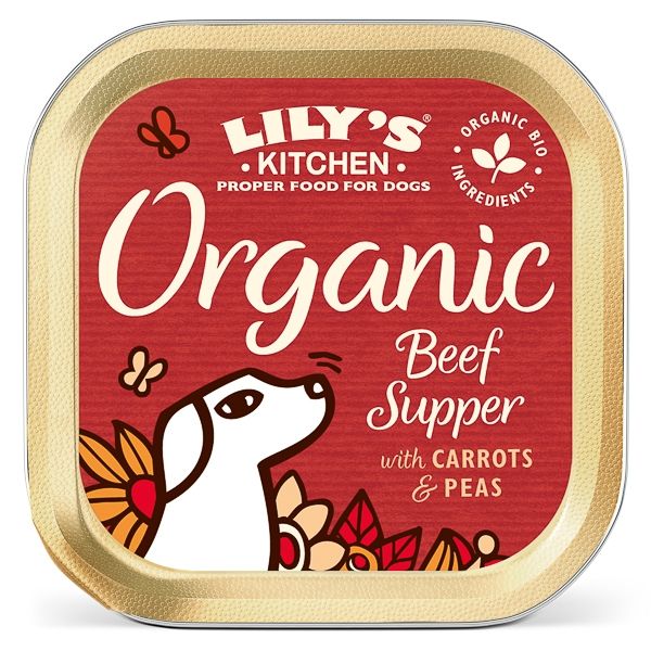 Lily\'s Kitchen For Dogs Organic Beef Supper, 150 g