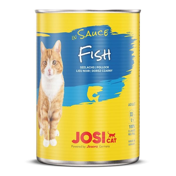 JosiCat Fish in Sauce, 12×415 g Hrana umeda Pisici 2023-09-29