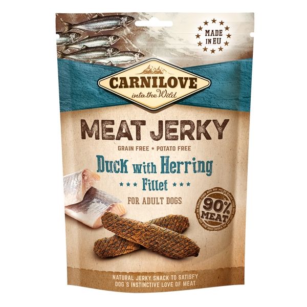 Carnilove Jerky Duck with Herring Fillet, 100 g 100