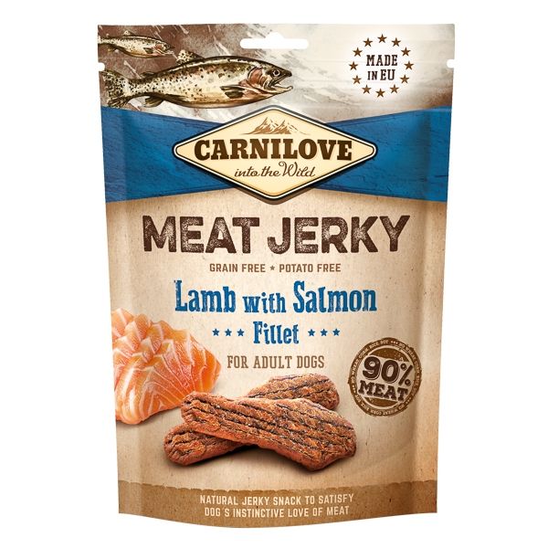 Carnilove Jerky Lamb with Salmon Fillet, 100 g 100