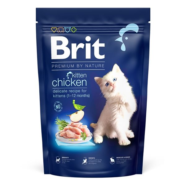 Brit Premium By Nature Cat Kitten Chicken, 1.5 Kg
