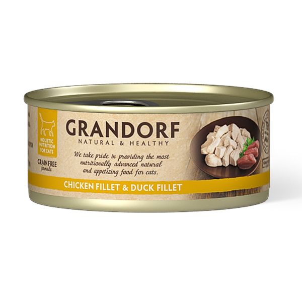 Grandorf Cat, Chicken Breast & Duck Fillet, 70 g