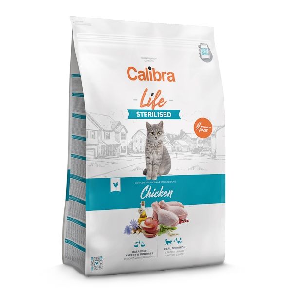 Calibra Cat Life Sterilised, Chicken, 1.5 kg 1.5 imagine 2022