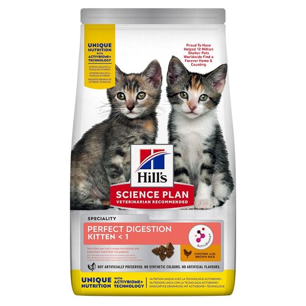 Hill\'s Science Plan Feline Kitten Perfect Digestion, 10 kg