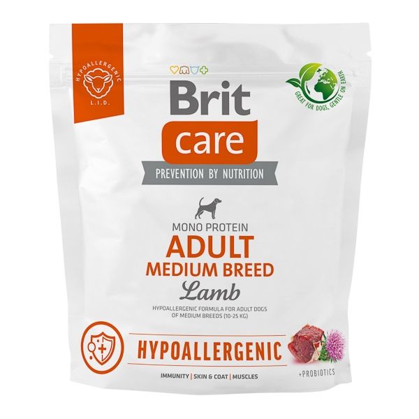 Brit Care Dog Hypoallergenic Adult Medium Breed, 1 Kg