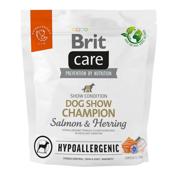 Brit Care Dog Hypoallergenic Dog Show Champion, 1 kg