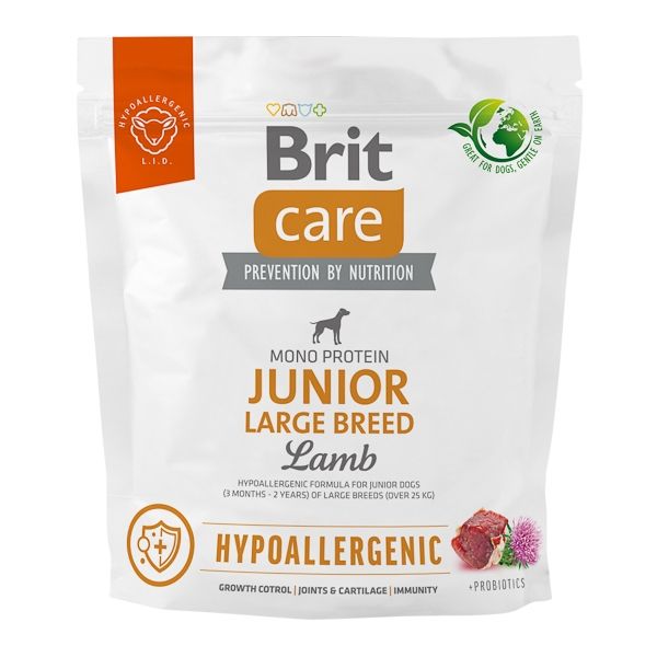 Brit Care Dog Hypoallergenic Junior Large Breed, 1 Kg