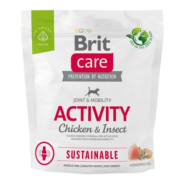 Brit Care Dog Sustainable Activity, 1 kg Hrana Uscata Caini 2023-09-29