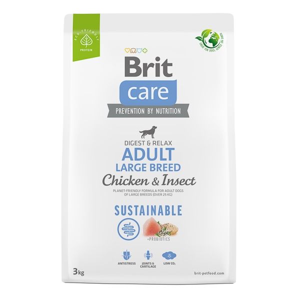 Brit Care Dog Sustainable Adult Large Breed, 3 kg Hrana Uscata Caini 2023-09-29