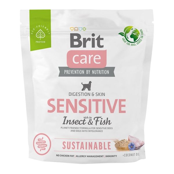 Brit Care Dog Sustainable Sensitive, 1 kg Hrana Uscata Caini 2023-09-29 3
