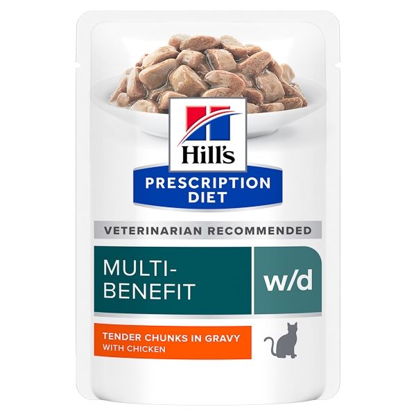 Hill\'s Prescription Diet Feline w/d Chicken, 85 g