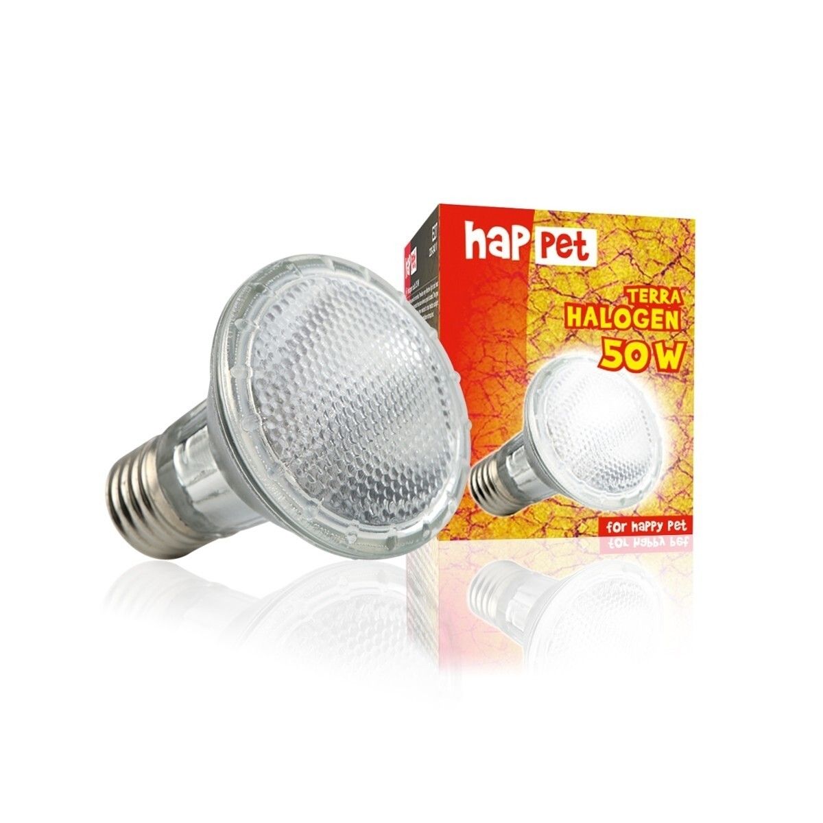 Happet, Bec cu Halogen pentru Terariu, 50W, 6 cm