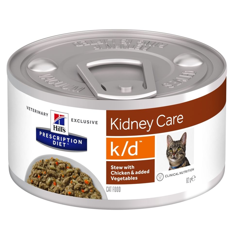 Hill’s PD Feline K/D Chicken and Vegetable Stew, 82 g and
