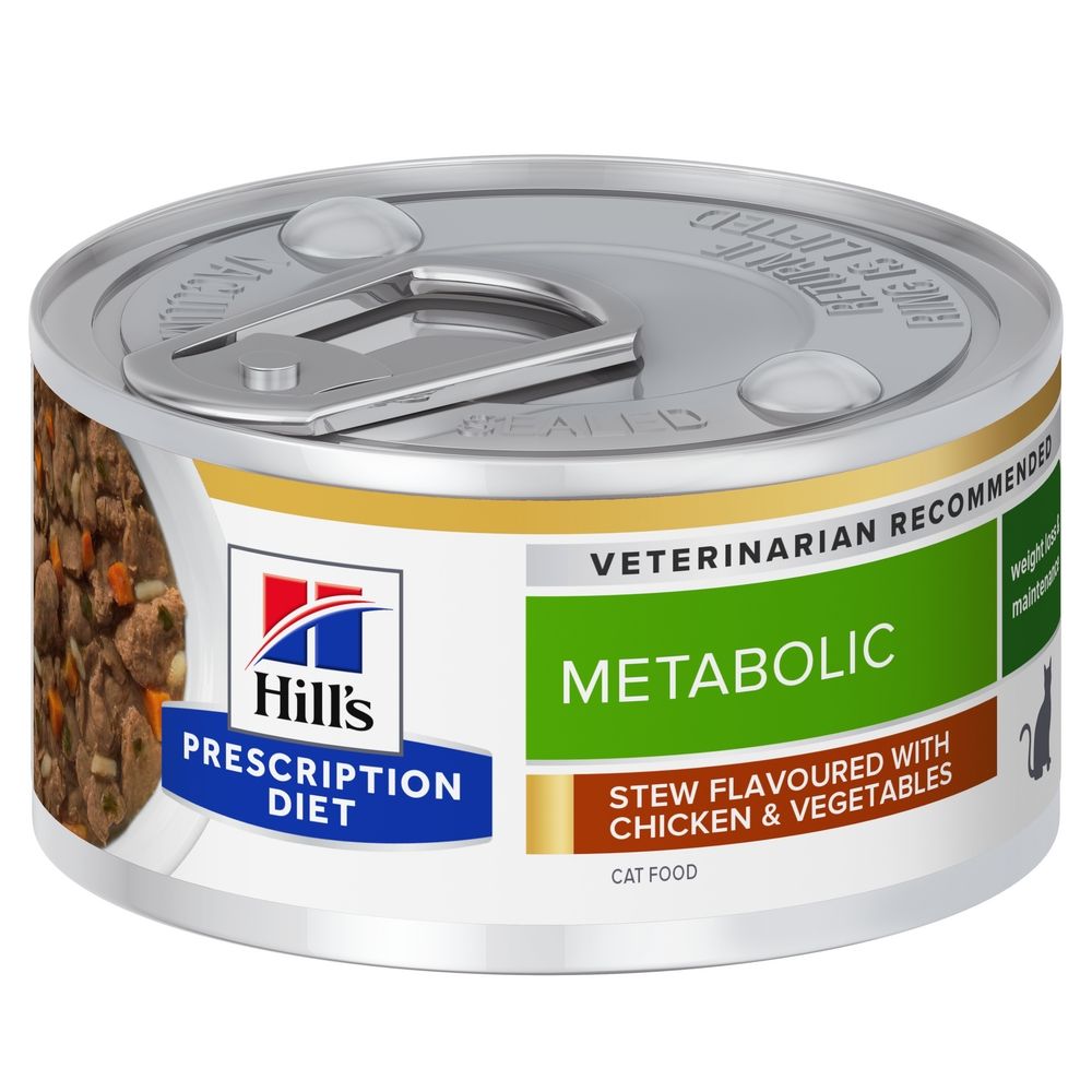 Hill\'s Prescription Diet Feline Metabolic Chicken and Vegetable Stew, 82 g