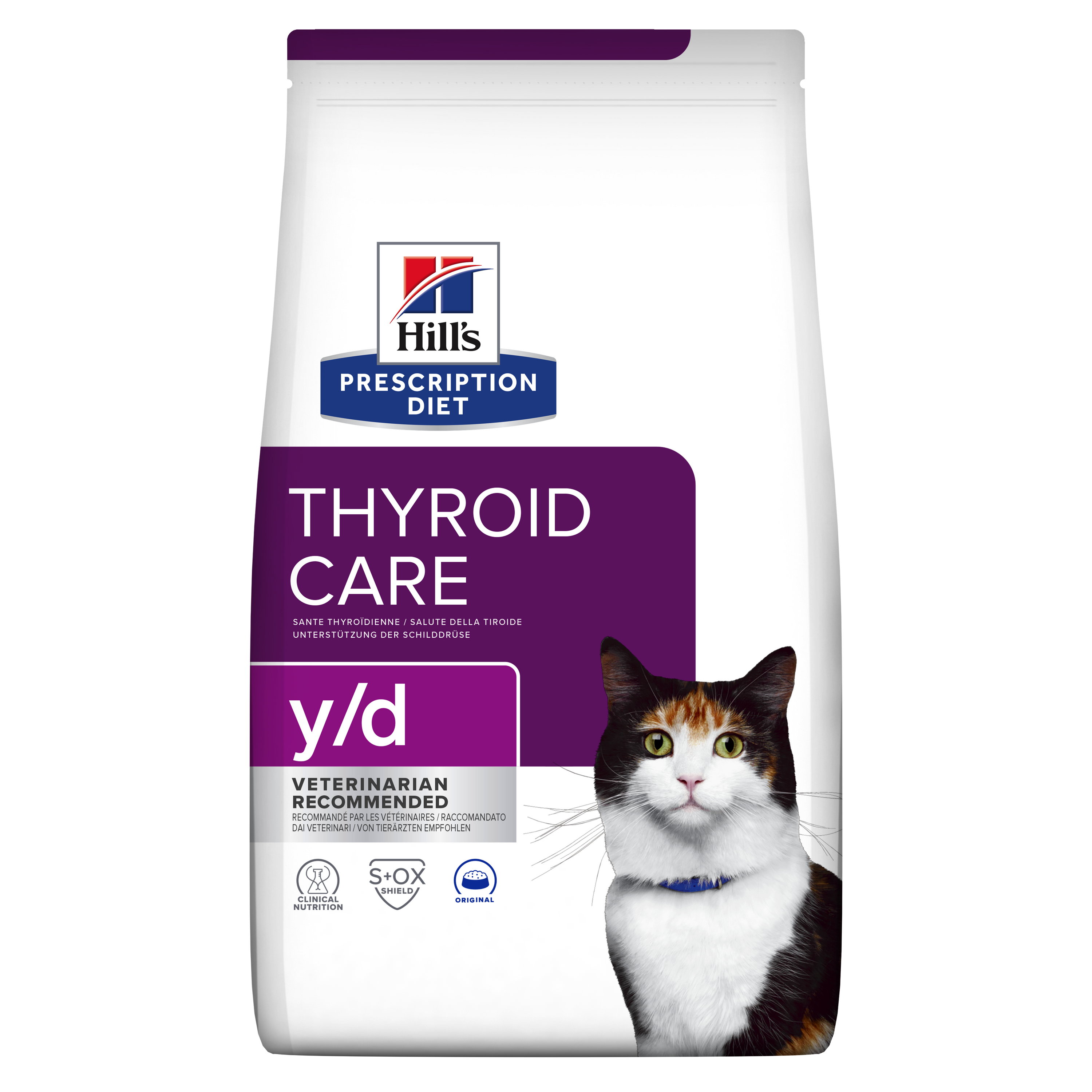 Hill\'s Prescription Diet Feline y/d Thyroid Care, 3 kg
