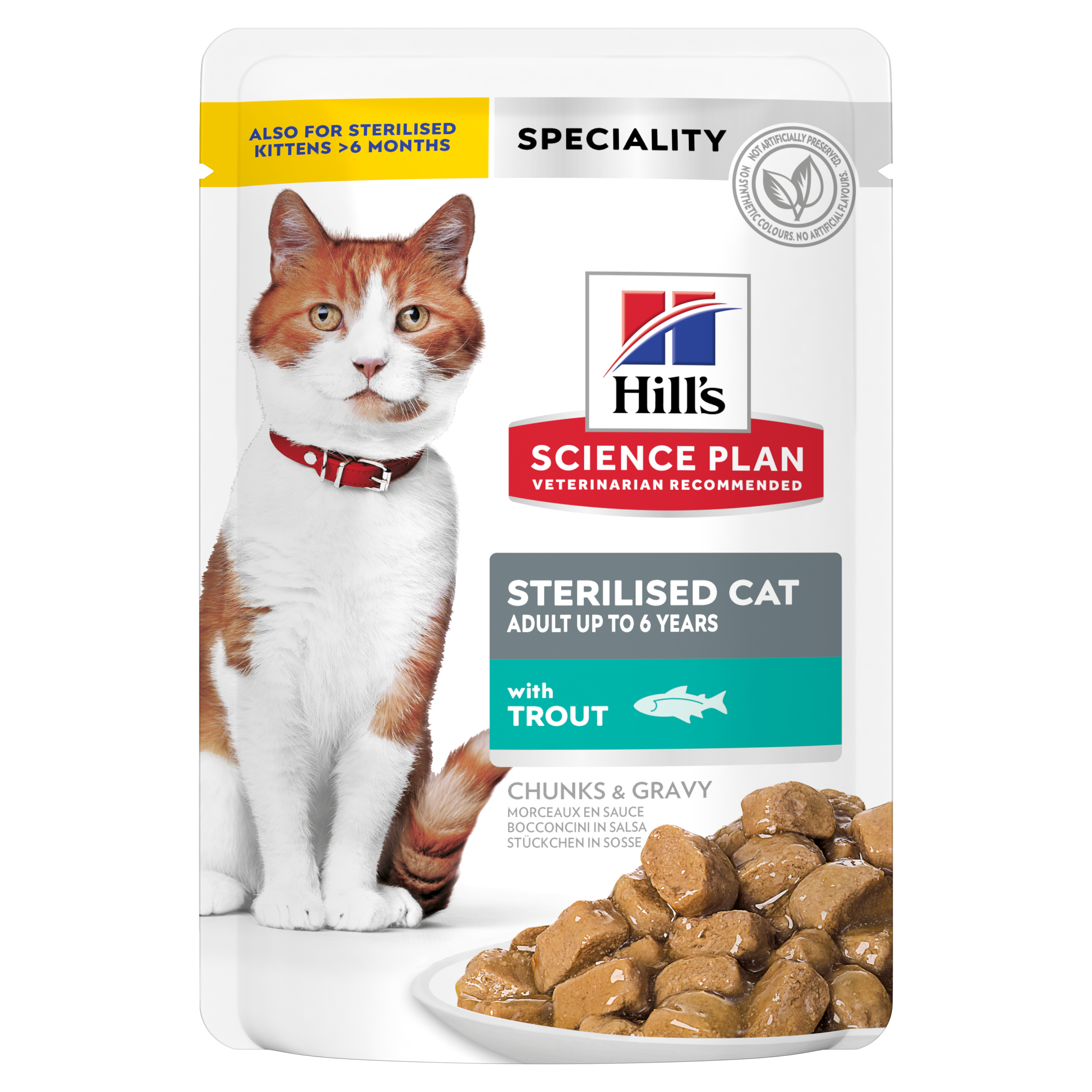 Hill\'s Science Plan Feline Sterilised Adult Pastrav, 85 g