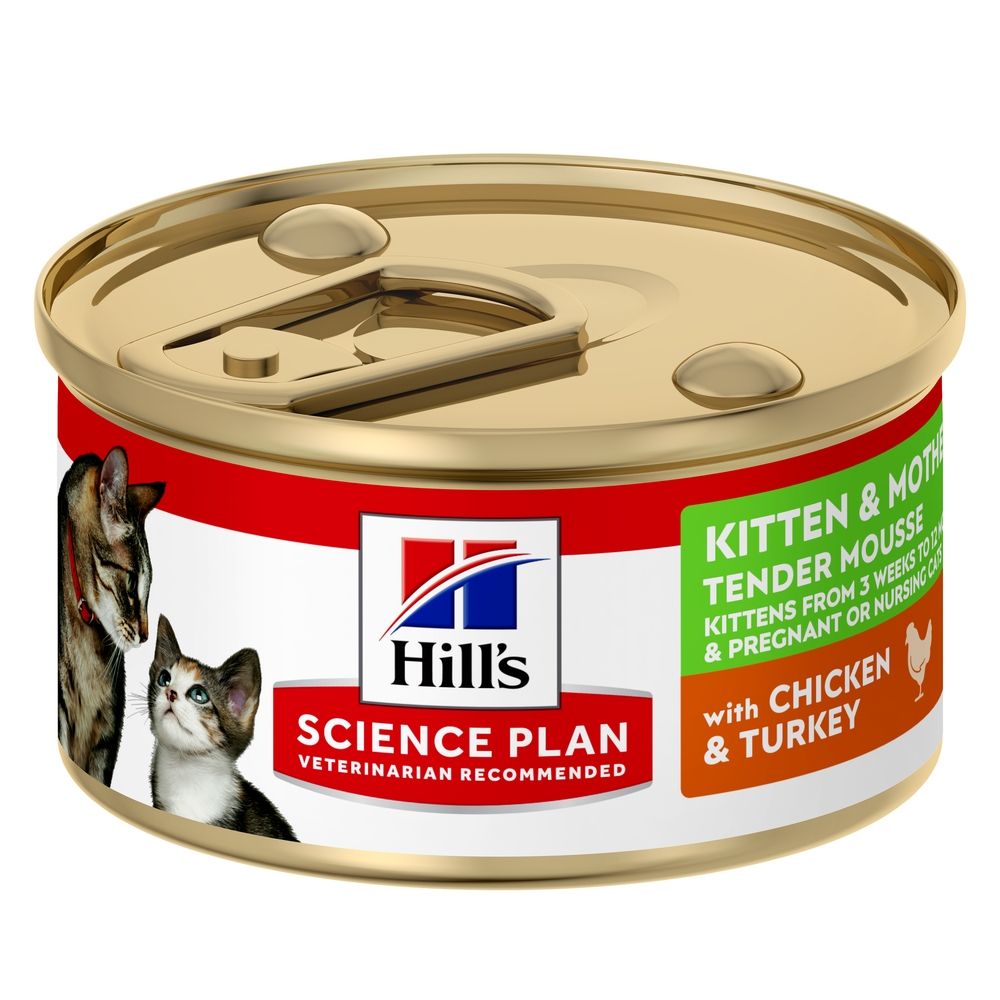 Hill\'s Science Plan Feline Kitten Mousse Chicken and Turkey, 85 g