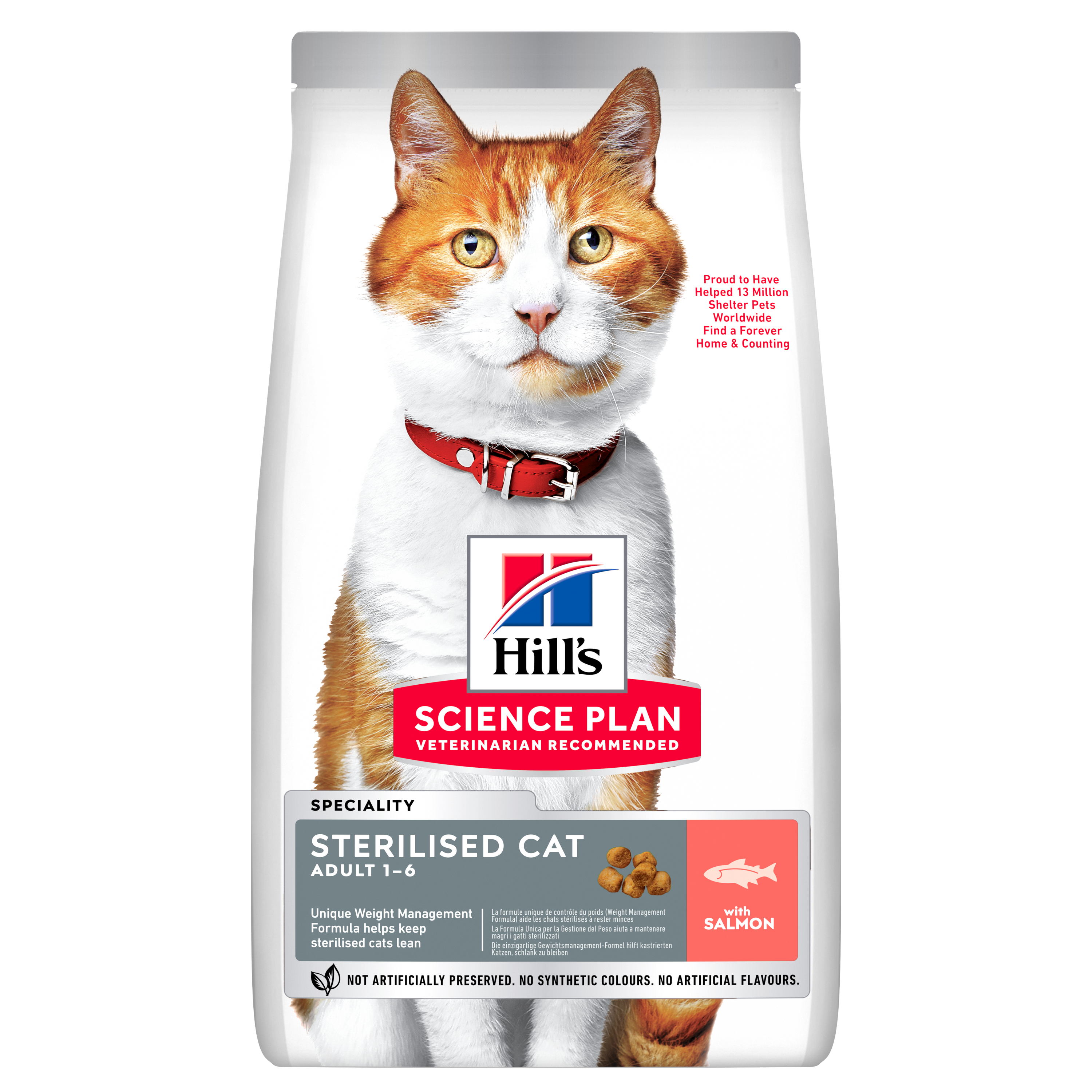 Hill\'s Science Plan Feline Adult Sterilised Salmon, 3 kg