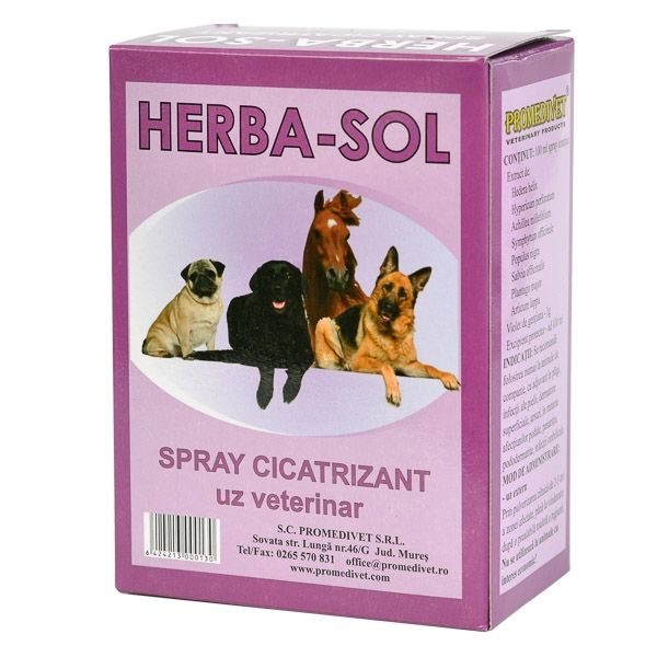 Herba-Sol, spray cicatrizant, 150 ml 150