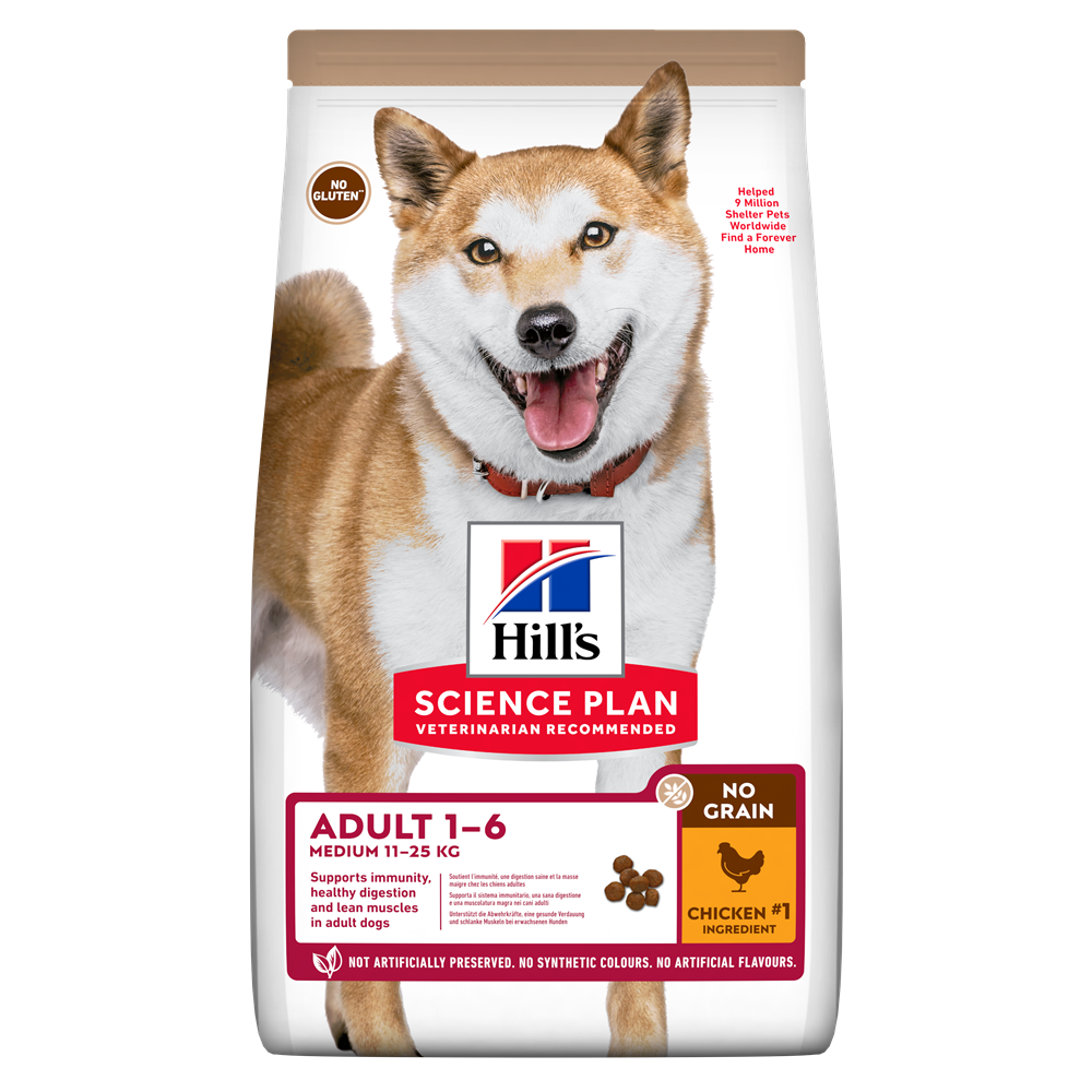 Hill’s SP Canine Medium Adult No Grain Chicken, 2.5 kg 2.5
