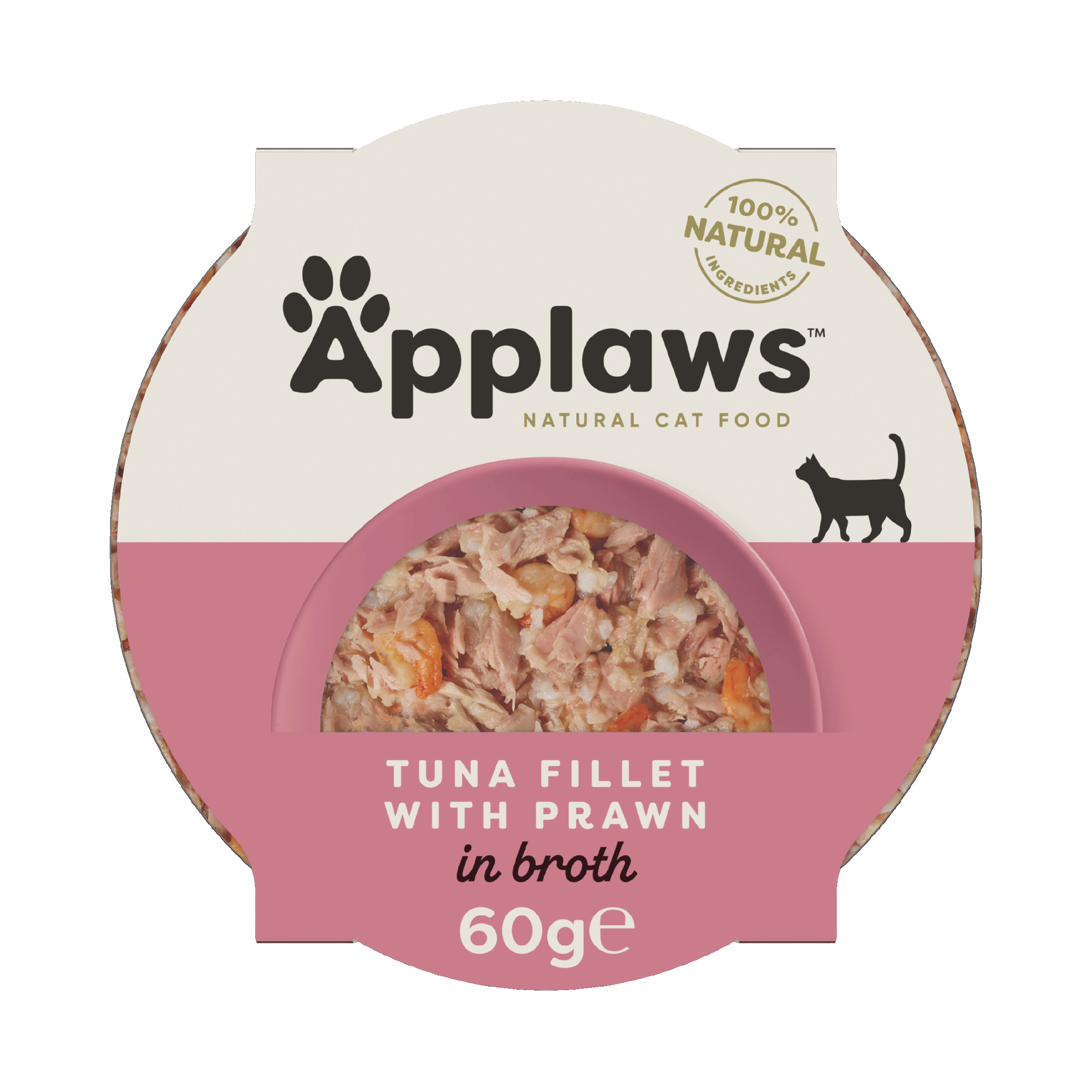 Applaws Luxury Tuna Fillet with Prawn, 60 g