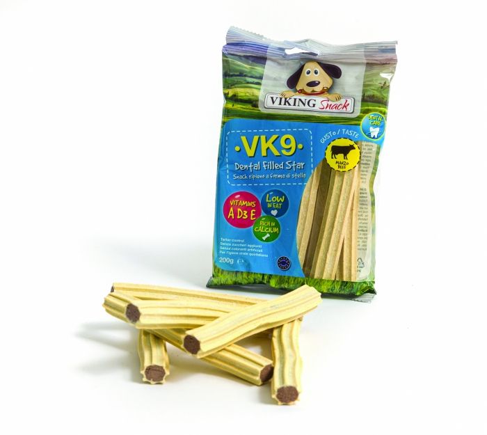 Recompense Viking Dental cu Umplutura pentru Caini, 200 g