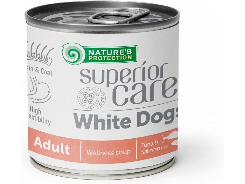 Nature’s Protection Dog Wellness Soup cu Ton si Somon, 140 ml 140