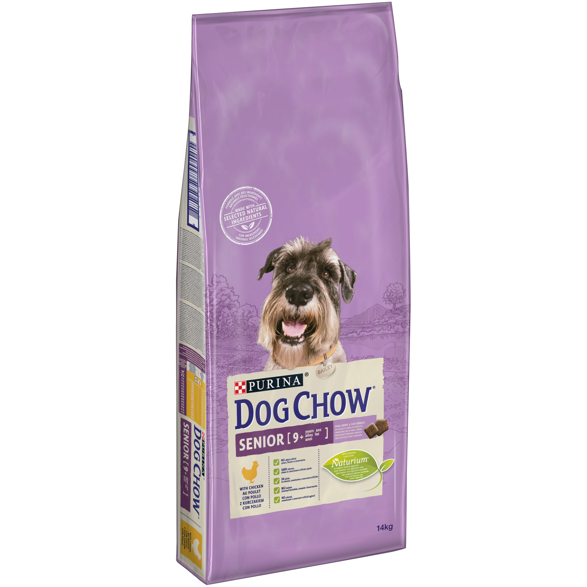 DOG CHOW SENIOR Cu Pui, 14 Kg