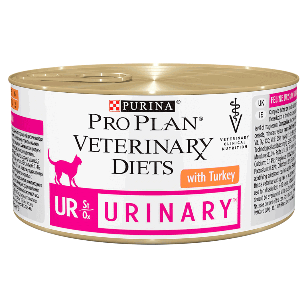 Purina Veterinary Diets Feline UR, Mousse Turkey, 195 g 195