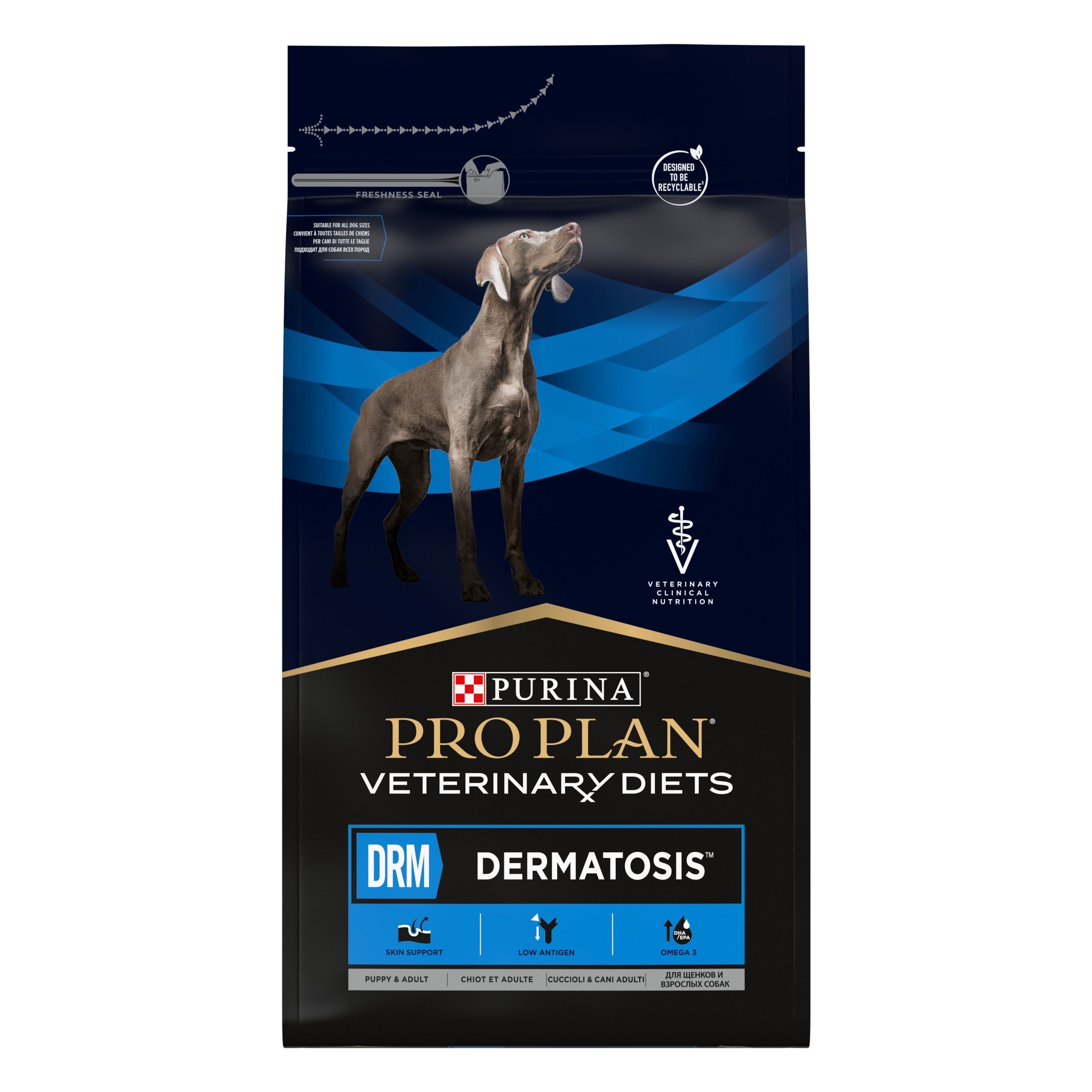 PURINA PRO PLAN VETERINARY DIETS DRM Dermatosis, 12 kg Caini