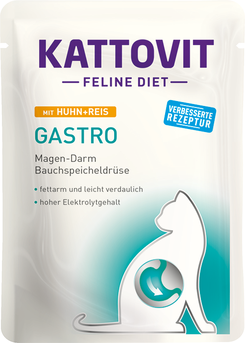 Plic Kattovit Gastro, Pui si Orez, 85 g