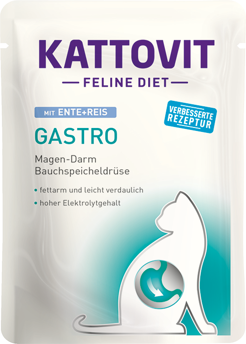 Plic Kattovit Gastro, Rata si Orez, 85 g