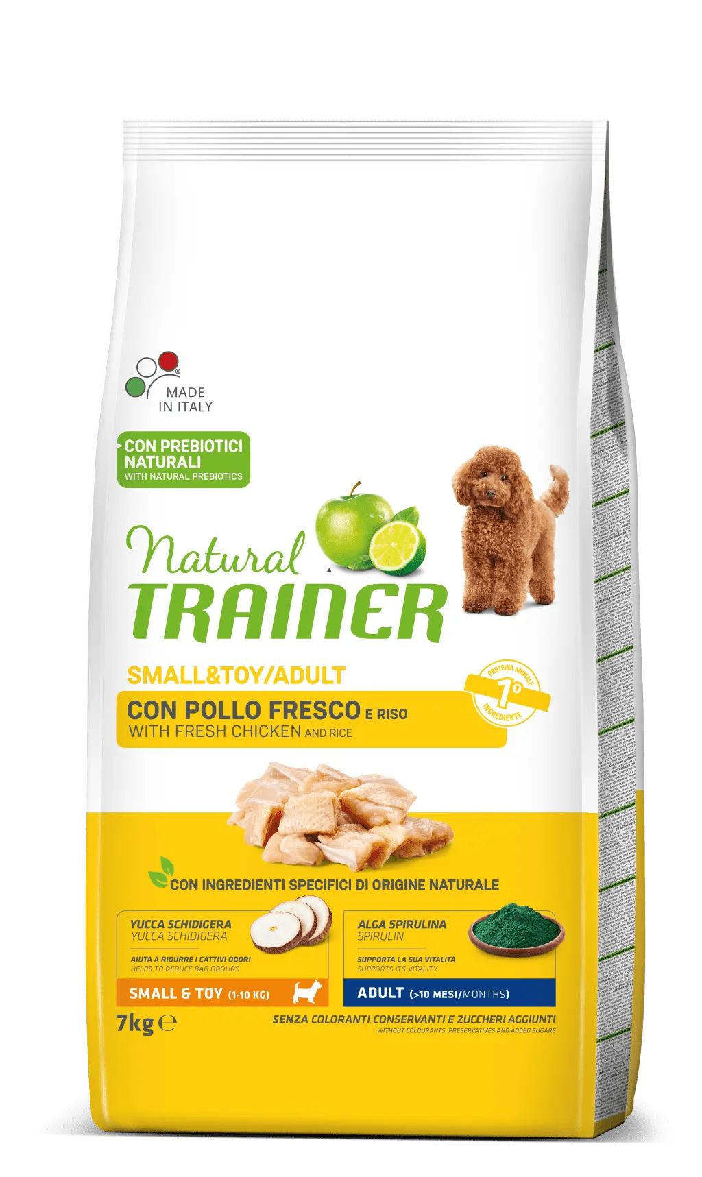 Natural Trainer, Adult Dog Mini & Toy cu Pui, 7 kg