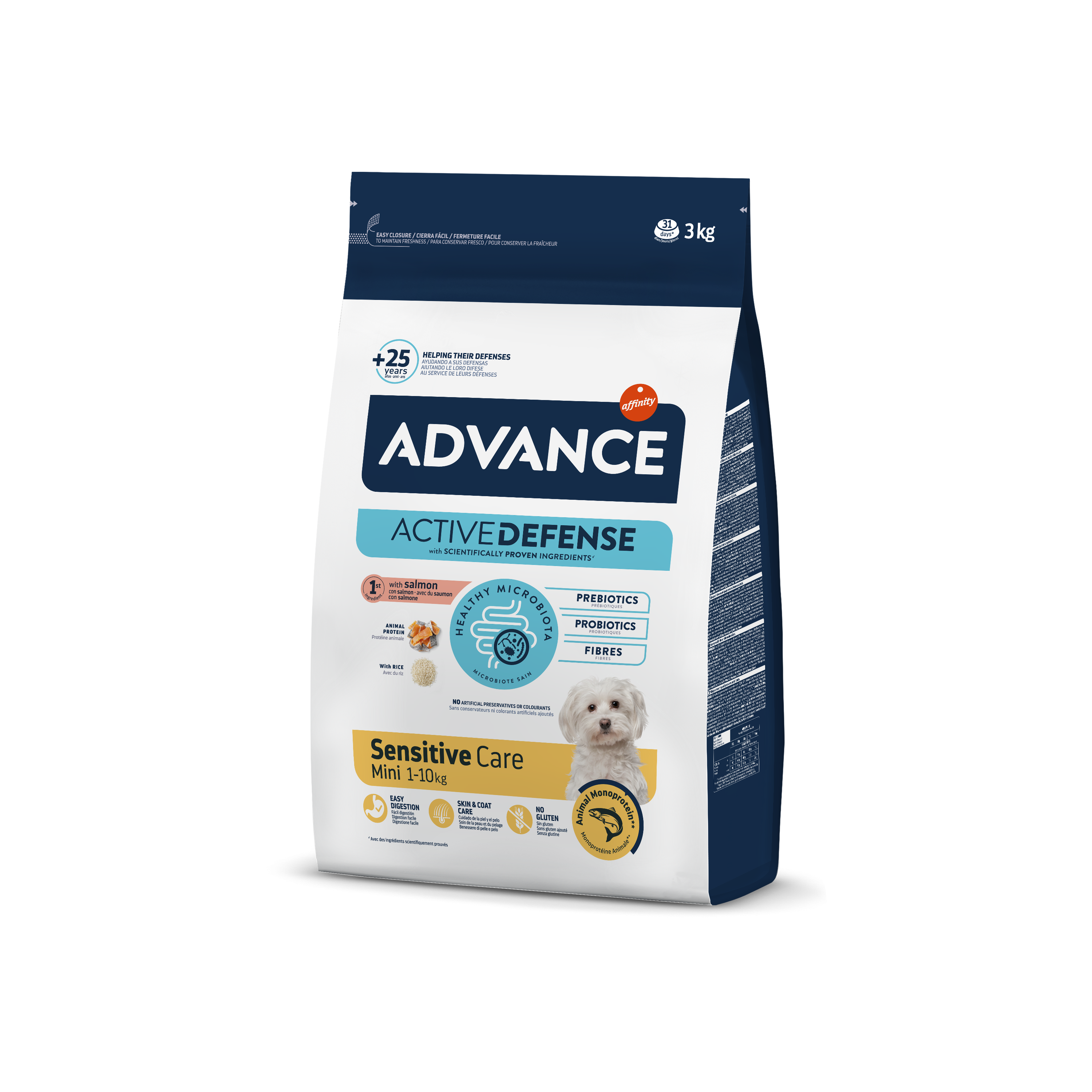 Advance Dog Mini Sensitive Somon & Orez, 3 kg