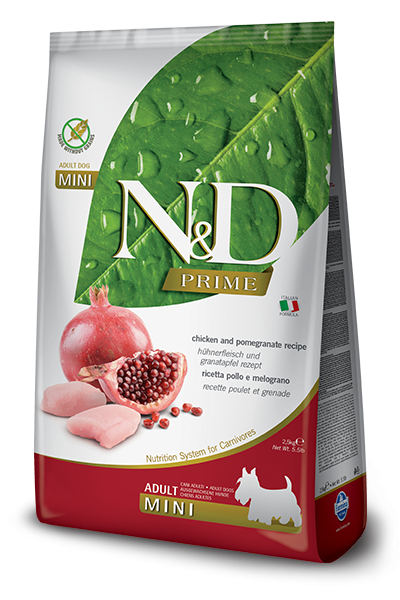 N&D Prime Dog Chicken And Pomegranate Adult Mini, 2.5 kg 2.5