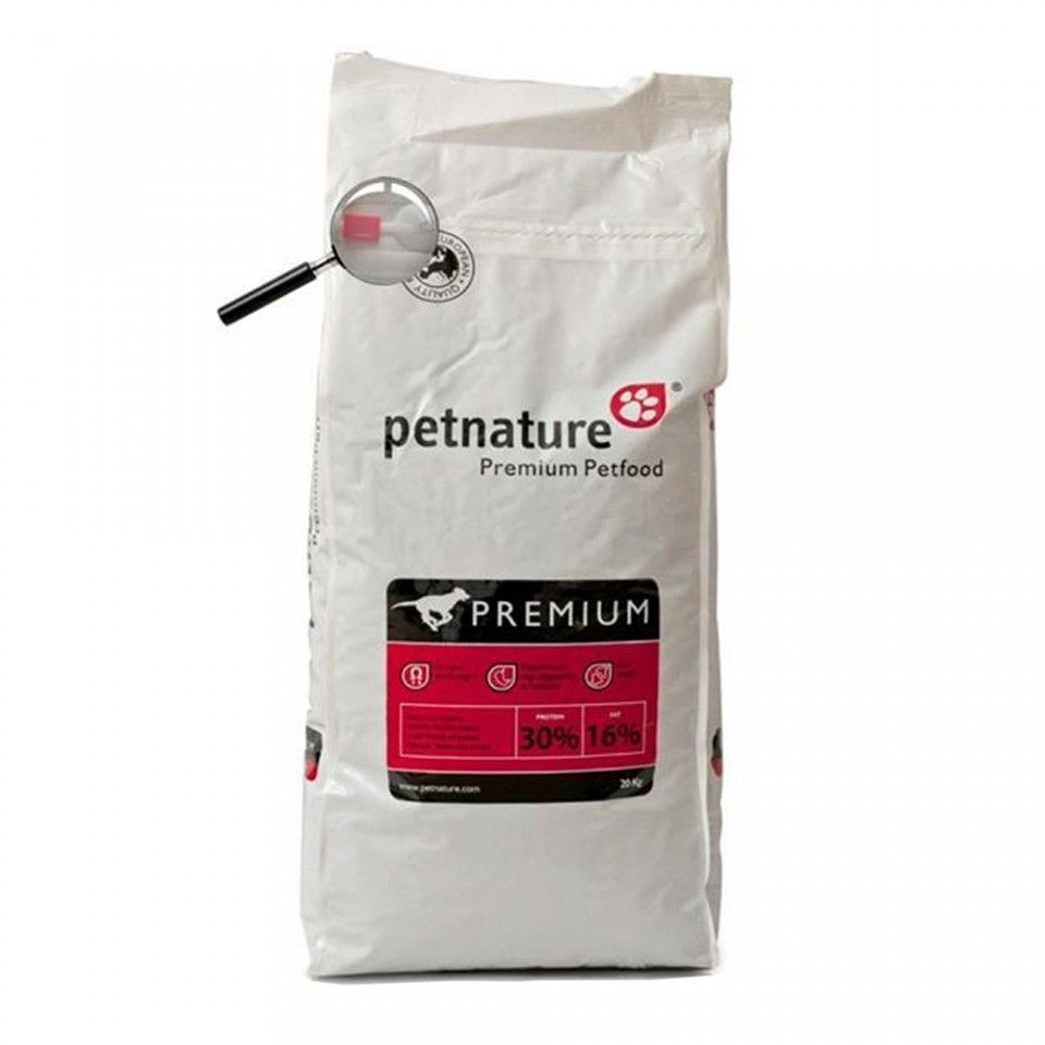 Petnature Premium, hrana uscata premium, 20 kg câini