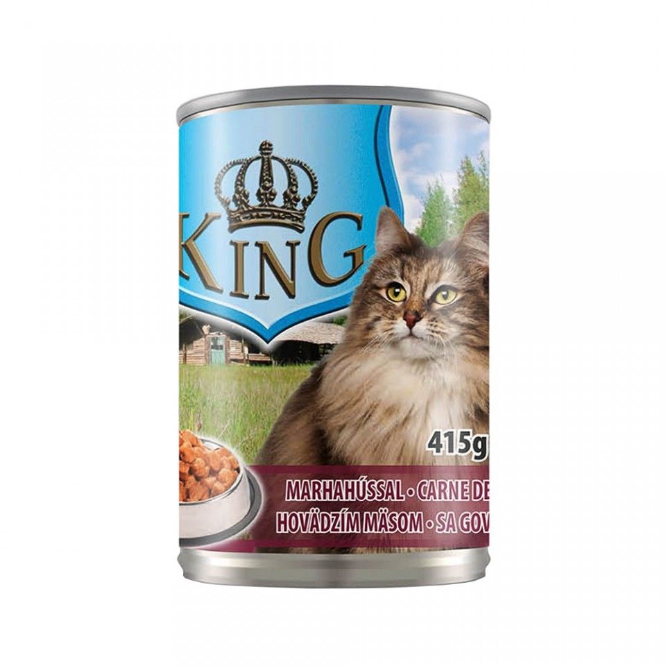 King Cat, carne de vita, 415 g