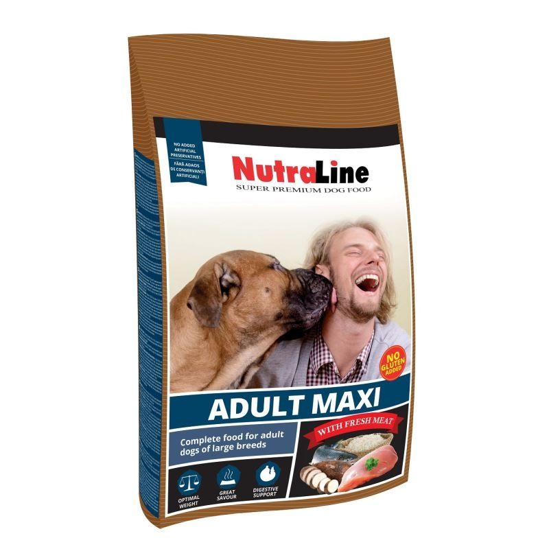 Nutraline Caine Adult Maxi, 3 kg Adult imagine 2022